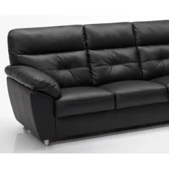 Dalby 3 pers lædersofa