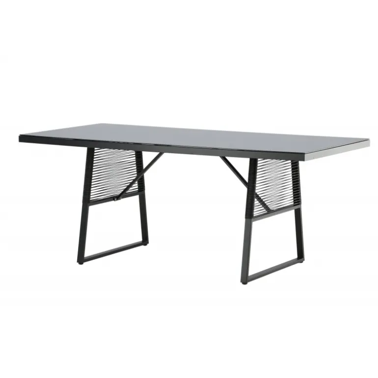 Dallas t Spisebord - Sort