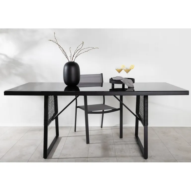 Dallas t Spisebord - Sort