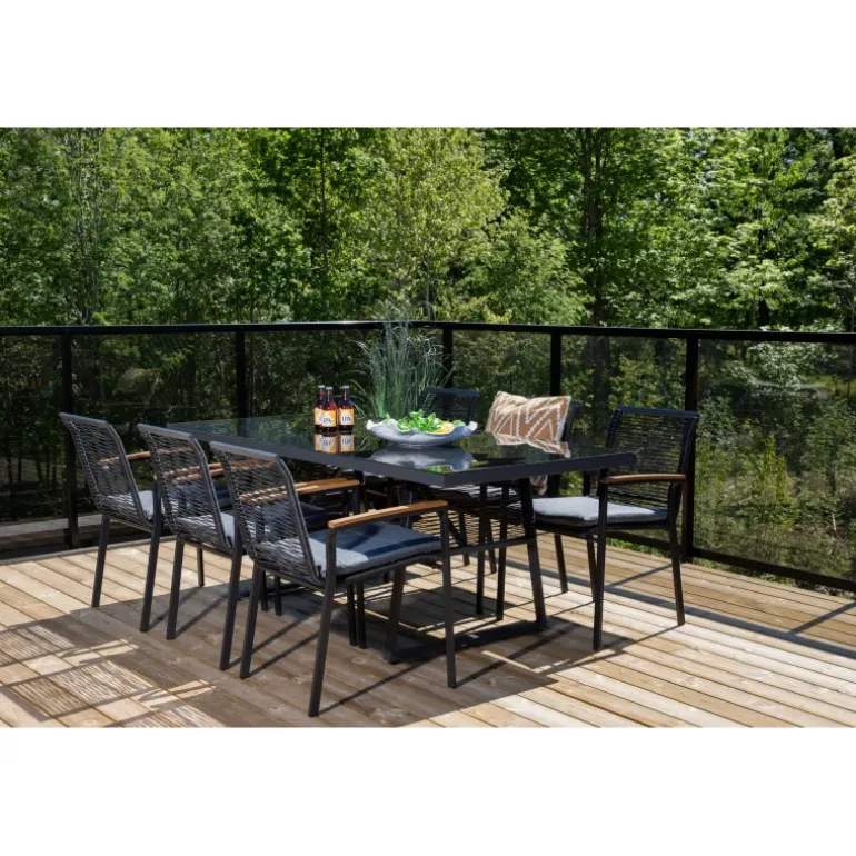 Dallas t Spisebord - Sort