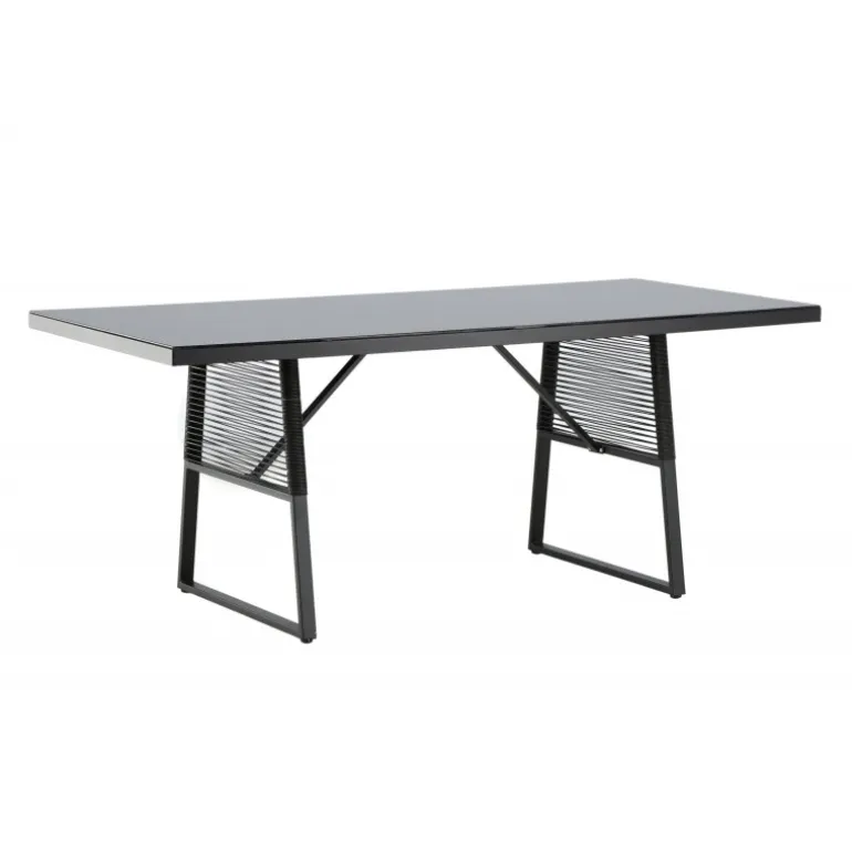 Dallas t Spisebord - Sort