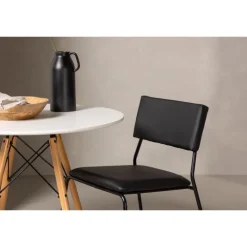 Danburi Rundt Spisebordssæt - Sort og Hvid