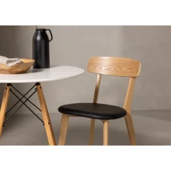 Danburi Rundt Spisebordssæt - Natur og Hvid