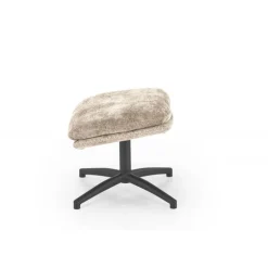 DARIO lænestol med skammel, Beige