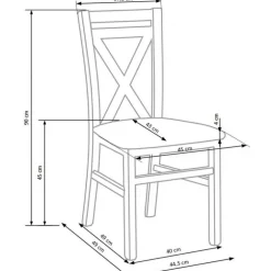 DARIUSZ Spisebordsstol - Sonoma eg.etræ/Inari 23