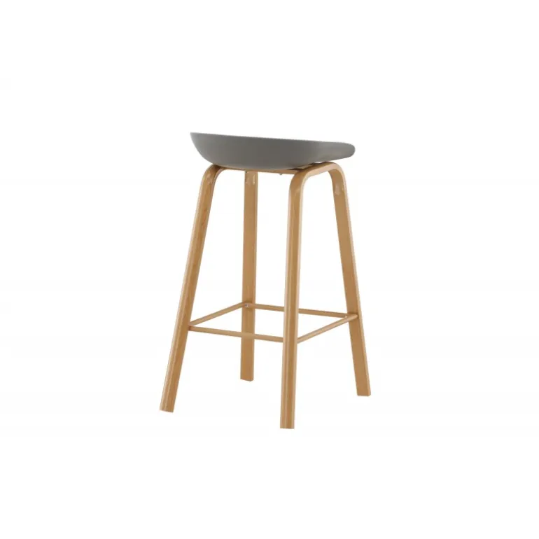 Decatur Stol - Sort og Natur