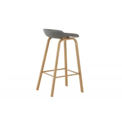 Decatur Stol - Sort og Natur