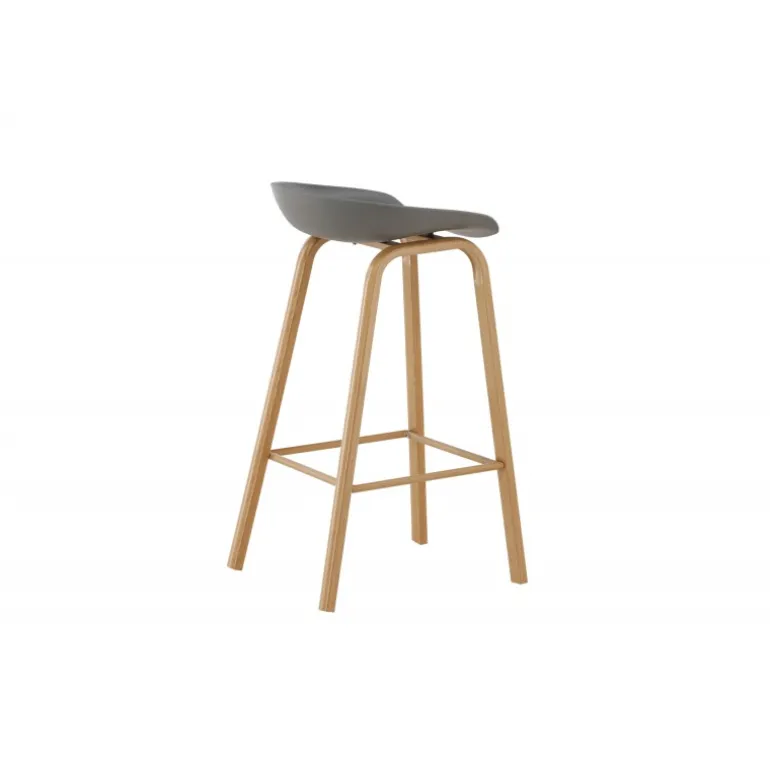 Decatur Stol - Sort og Natur