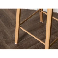 Decatur Stol - Sort og Natur