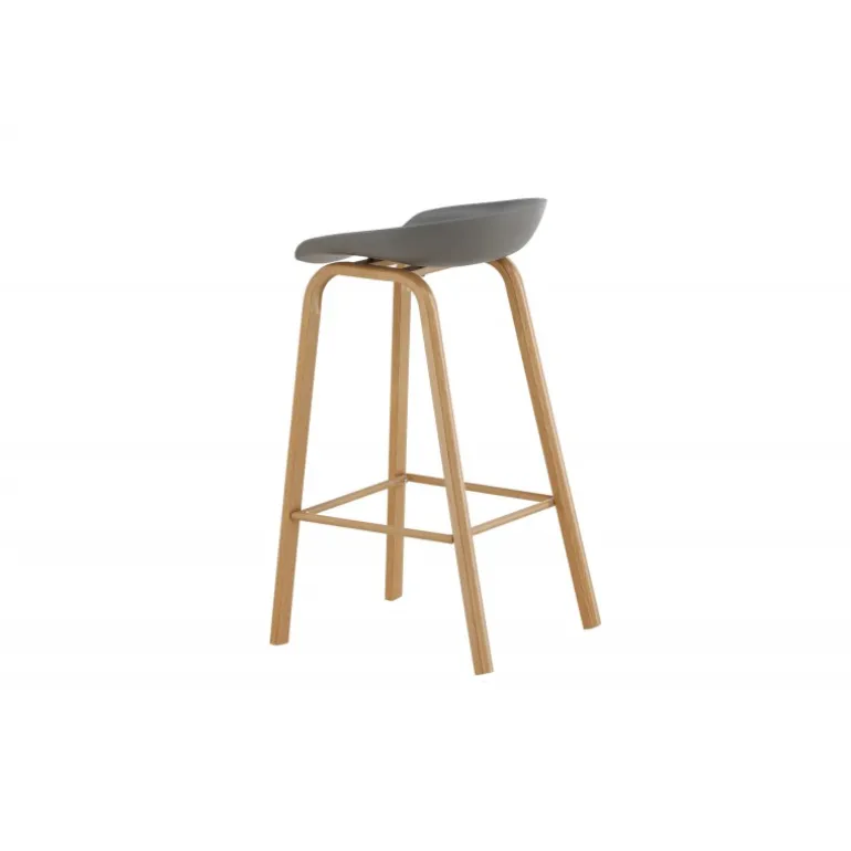 Decatur Stol - Sort og Natur