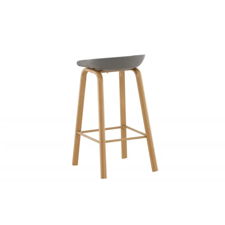 Decatur Stol - Sort og Natur