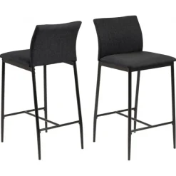 Demina counterstol grå stof