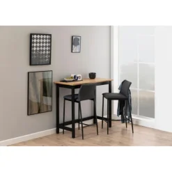 Demina counterstol grå stof