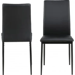 DEMINA Spisebordsstol sort