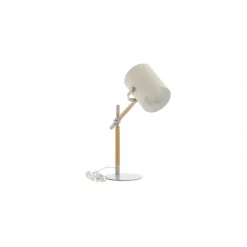 Dennis Belysning - Beige, Hvid og Træ