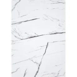 DENVER bord, - top - Hvid marmor, ben - Hvid