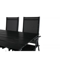 Denver Loungesæt - Havemøbelsæt - Sort