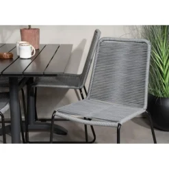 Denver Loungesæt - Havemøbelsæt - Sort,Grå