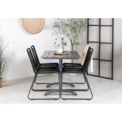 Denver t Loungesæt - Havemøbelsæt - Sort