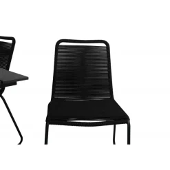 Denver t Loungesæt - Havemøbelsæt - Sort