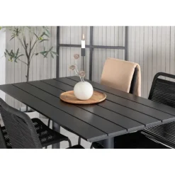 Denver t Loungesæt - Havemøbelsæt - Sort