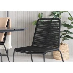 Denver t Loungesæt - Havemøbelsæt - Sort