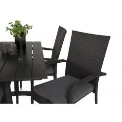 Denver t Loungesæt - Havemøbelsæt - Sort