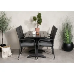 Denver t Loungesæt - Havemøbelsæt - Sort