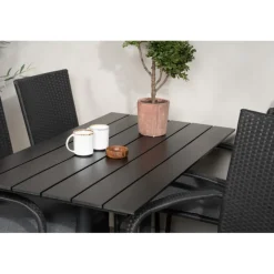 Denver t Loungesæt - Havemøbelsæt - Sort