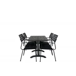 Denver t Loungesæt - Havemøbelsæt - Sort