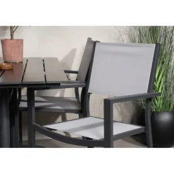 Denver t Loungesæt - Havemøbelsæt - Sort,Grå