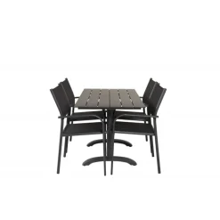 Denver t Loungesæt - Havemøbelsæt - Sort