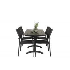 Denver t Loungesæt - Havemøbelsæt - Sort