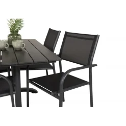 Denver t Loungesæt - Havemøbelsæt - Sort