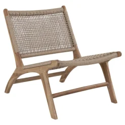 Derby Stol - Stol i teaktræ og polyrattan