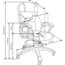 DESMOND kontorstol - Sort