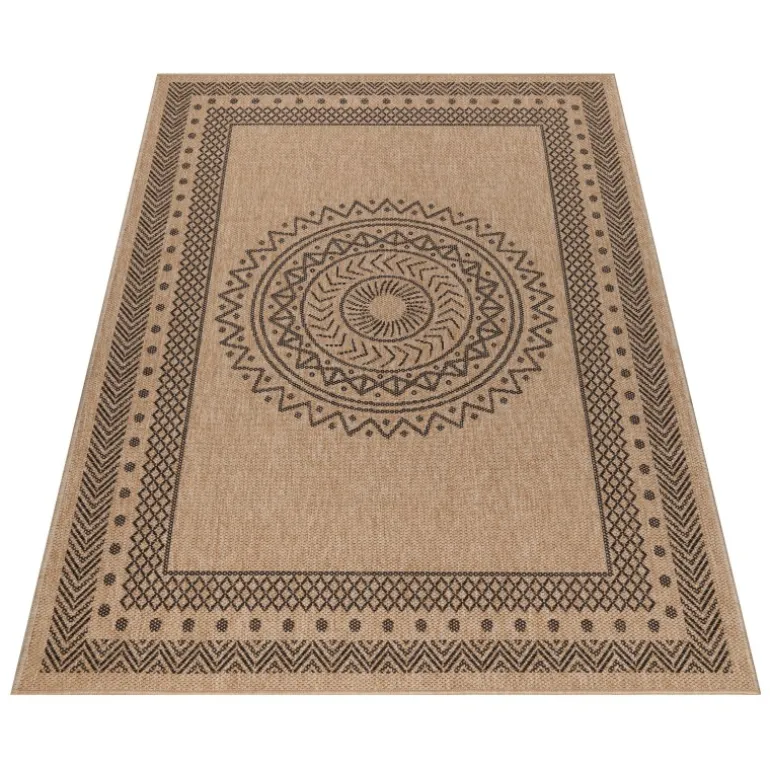 Dhaka Udendørs tæppe Vintage - Sort