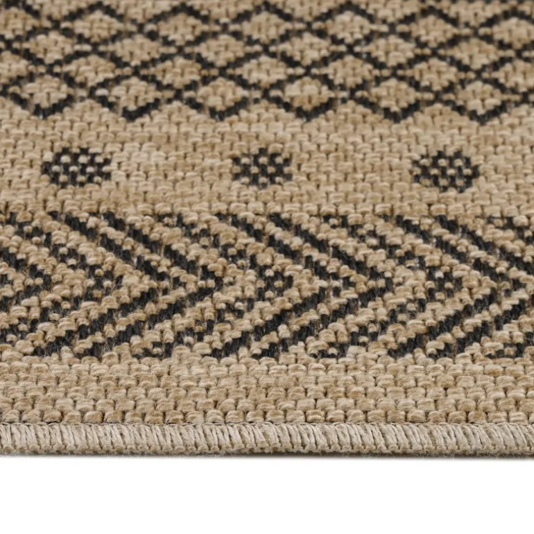 Dhaka Udendørs tæppe Vintage - Sort