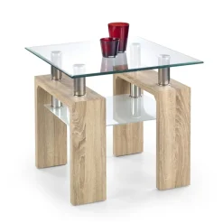 DIANA H KWADRAT sofabord 60 x 60 - Sonoma eg.