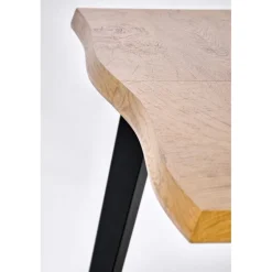 DICKSON 2 Spisebordmedudtræk 150-210, Naturlig / Sort