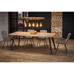 DICKSON Spisebord med udtræk 120cm kan udvides til 180cm