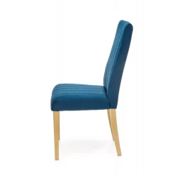 DIEGO 3 Spisebordsstol, - quiltet fløjl Stripes - MONOLITH 77