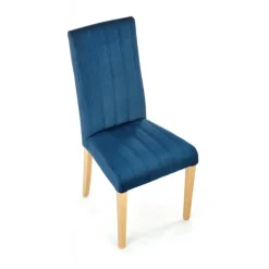 DIEGO 3 Spisebordsstol, - quiltet fløjl Stripes - MONOLITH 77