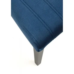 DIEGO 2 Spisebordsstol, - quiltet fløjl Stripes - MONOLITH 77