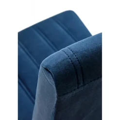 DIEGO 2 Spisebordsstol, - quiltet fløjl Stripes - MONOLITH 77