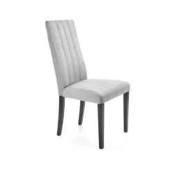 DIEGO 2 Spisebordsstol, - quiltet fløjl Stripes - MONOLITH 85