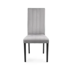 DIEGO 2 Spisebordsstol, - quiltet fløjl Stripes - MONOLITH 85