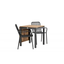 Diego t Loungesæt - Havemøbelsæt - Sort,Brun