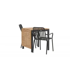 Diego t Loungesæt - Havemøbelsæt - Sort,Brun