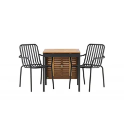 Diego t Loungesæt - Havemøbelsæt - Sort,Brun